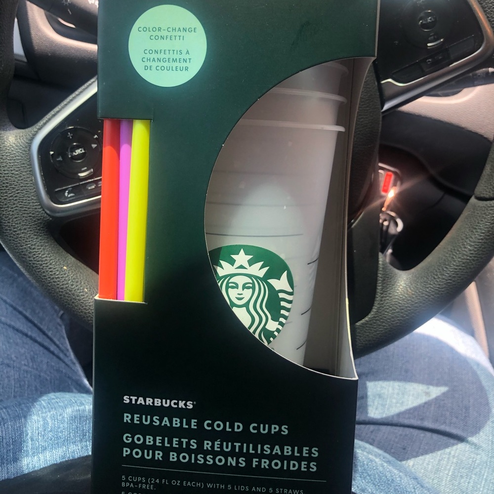Starbucks Summer Confetti Reusable Cups